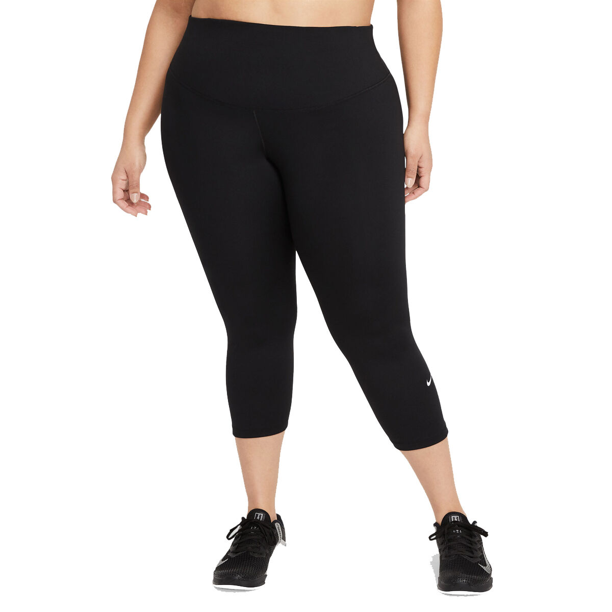 Nike Womens One Dri-FIT Mid Rise Crop Tights