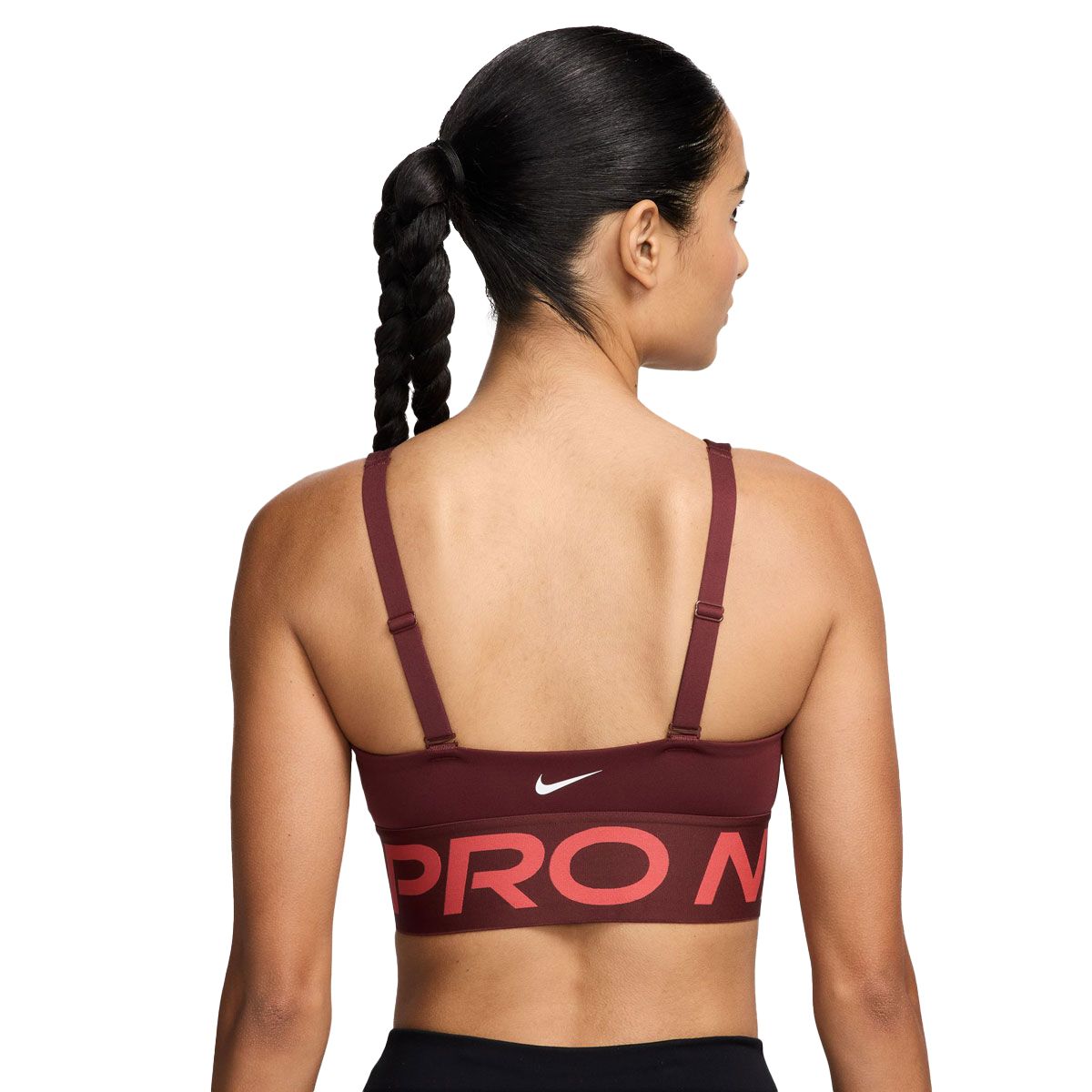 Nike Pro Womens Indy Plunge Dri-FIT Medium Support Padded Sports Bra