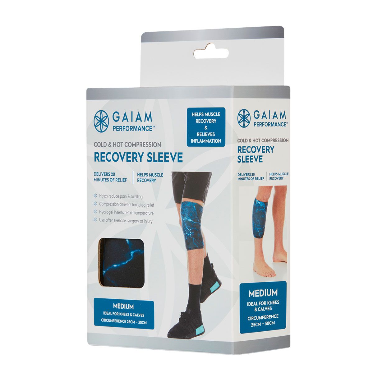 Gaiam Cold Hot Compression Sleeve M