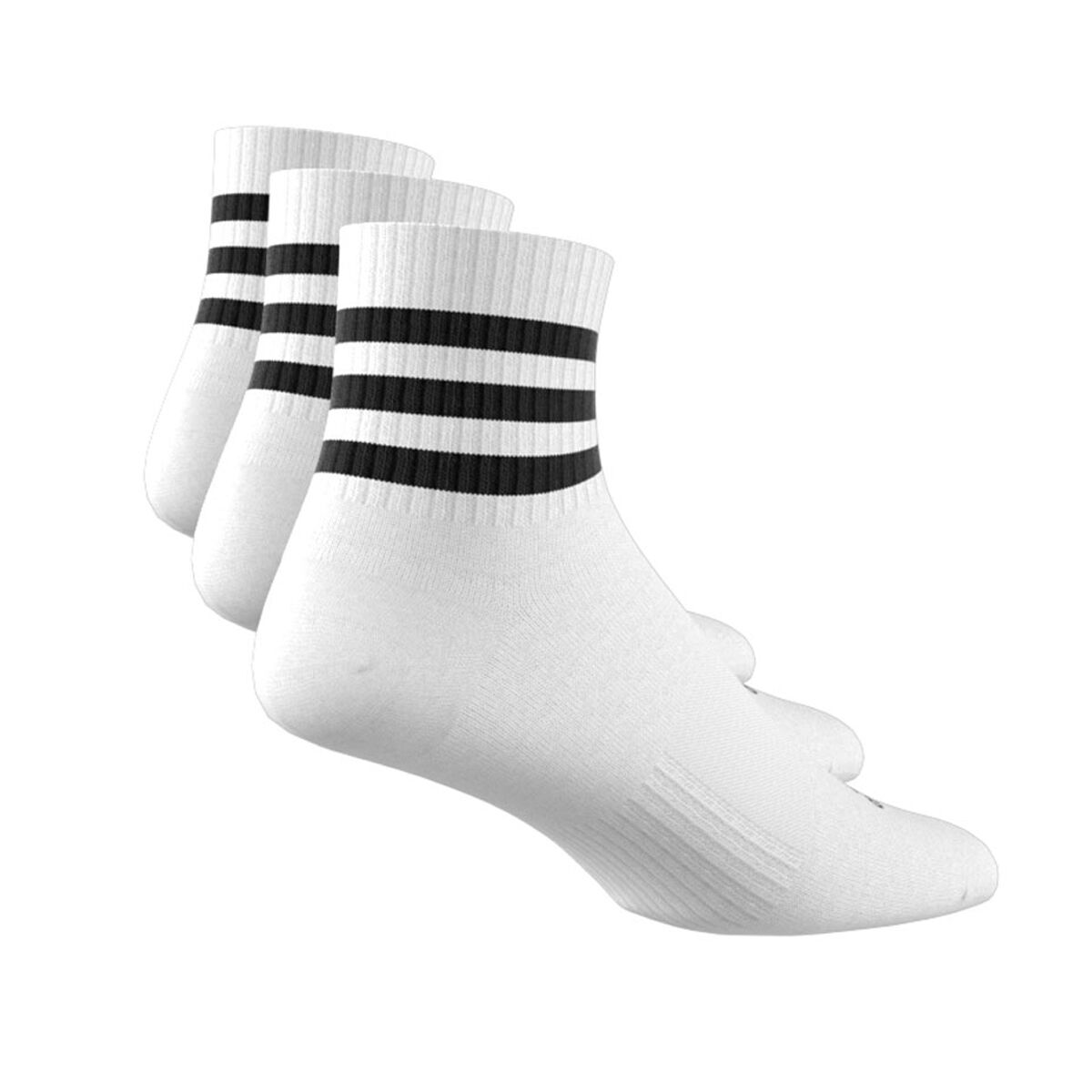 adidas 3-Stripes Cushioned Mid-Cut Socks