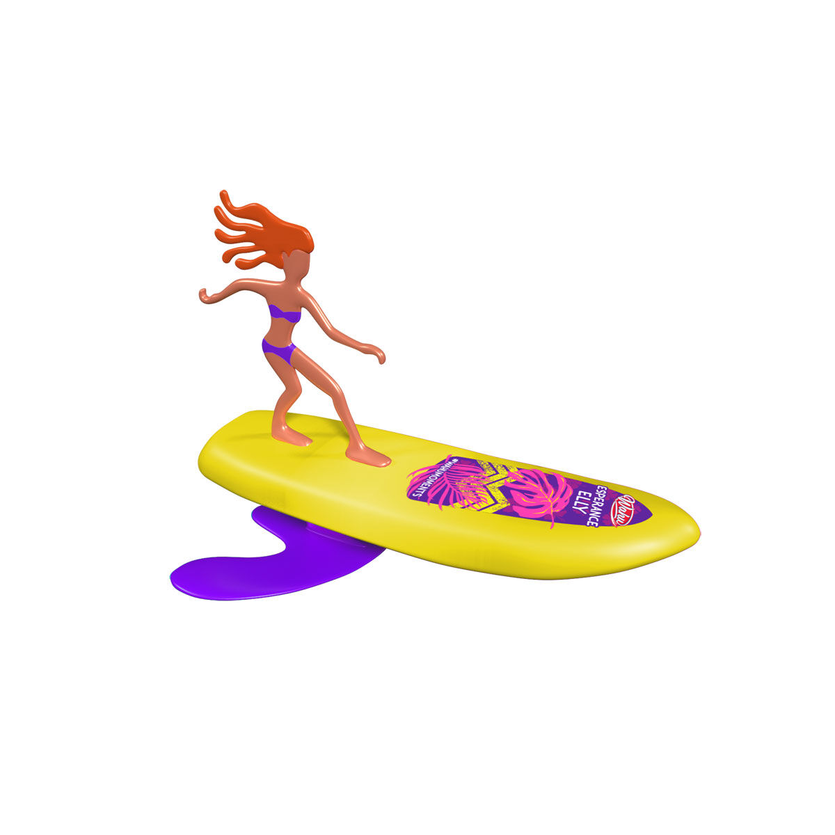 Wahu Surfer Dudes Toy Surfboard Assorted