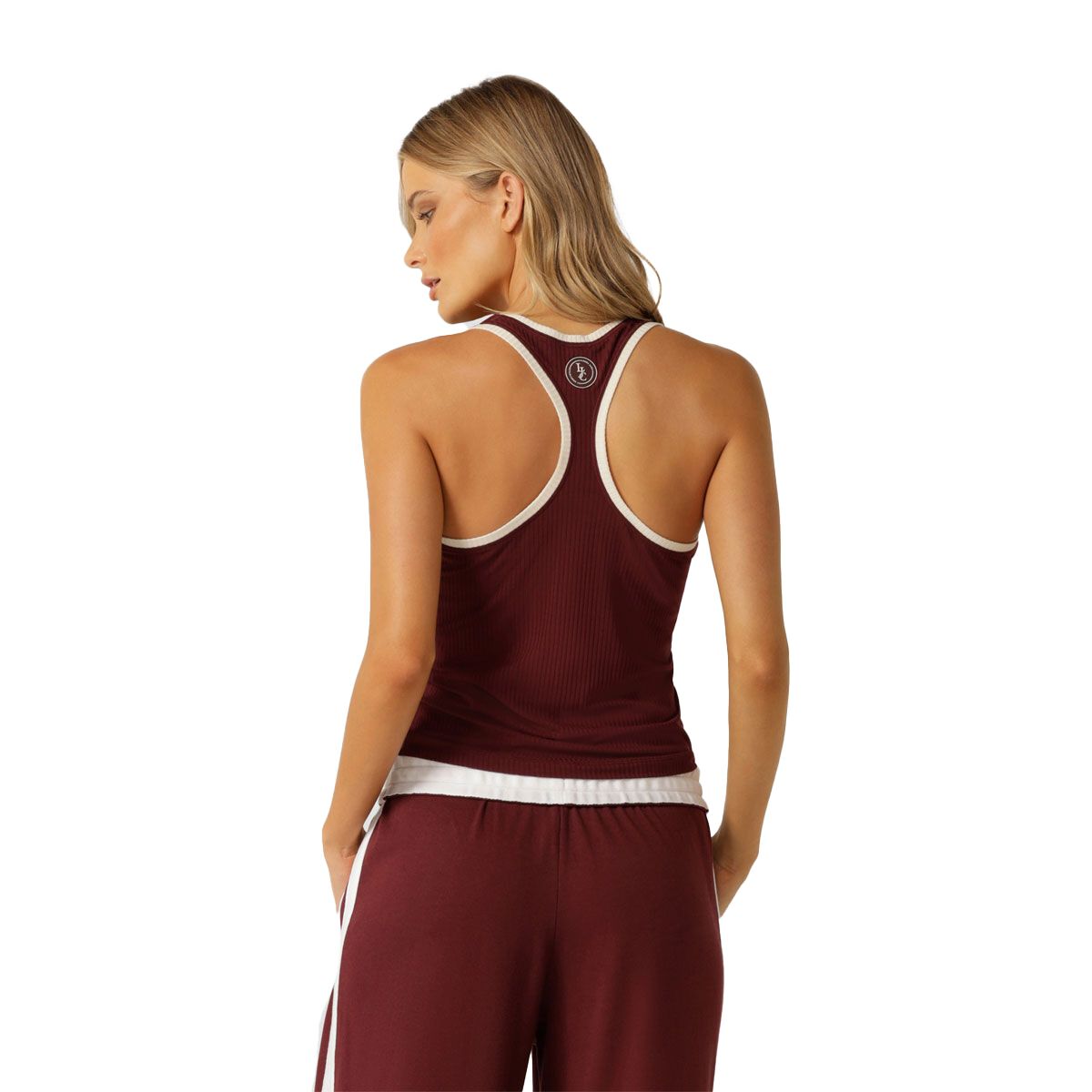 Lorna Jane Womens Retro Rib Tank Top