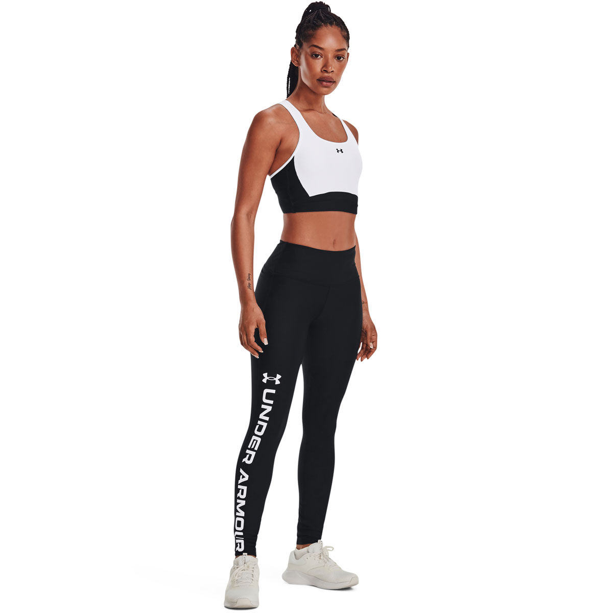 Under Armour Womens HeatGear No Slip Branded Full Length Tights