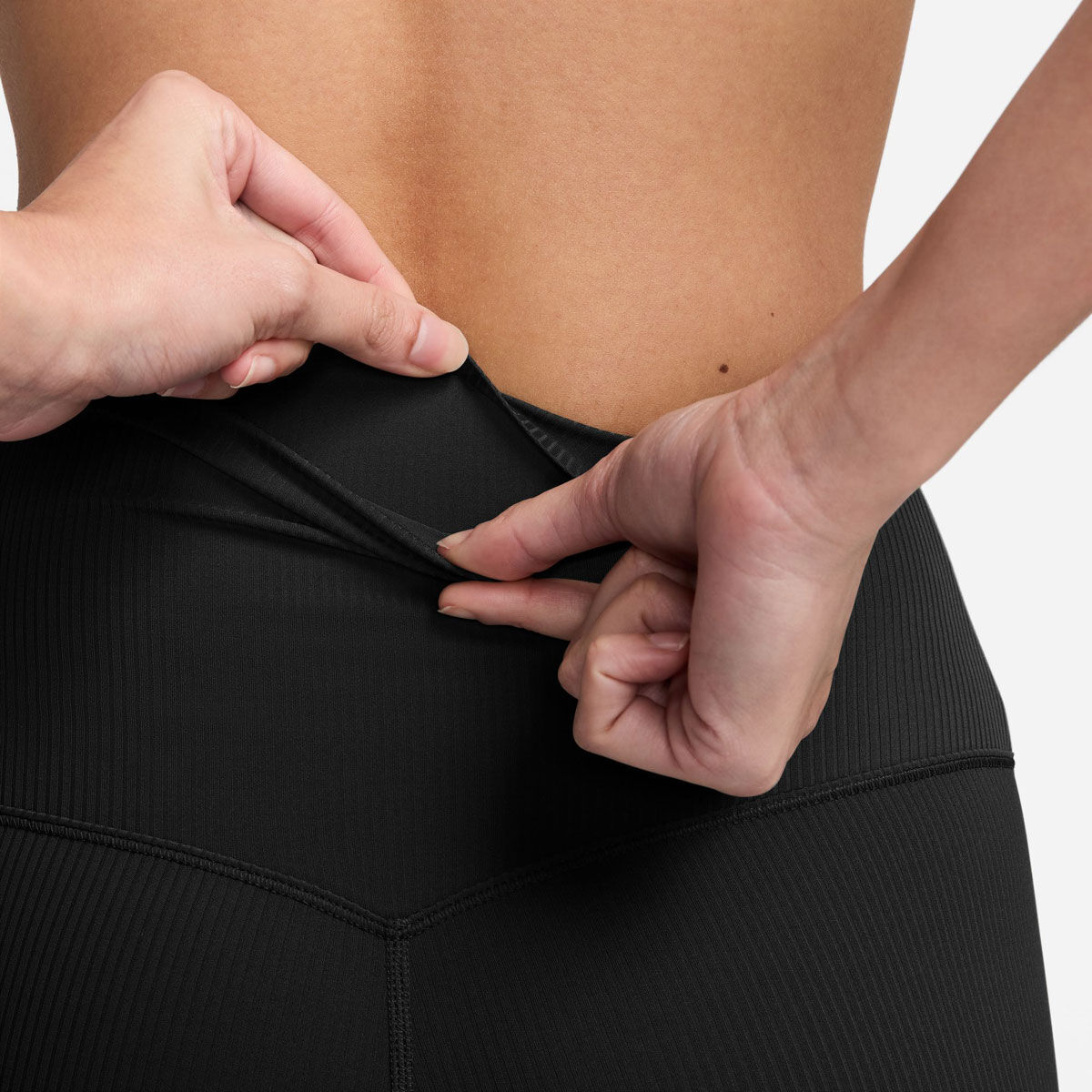 Nike Womens Zenvy Dri-FIT High Rise 7/8 Rib Tights