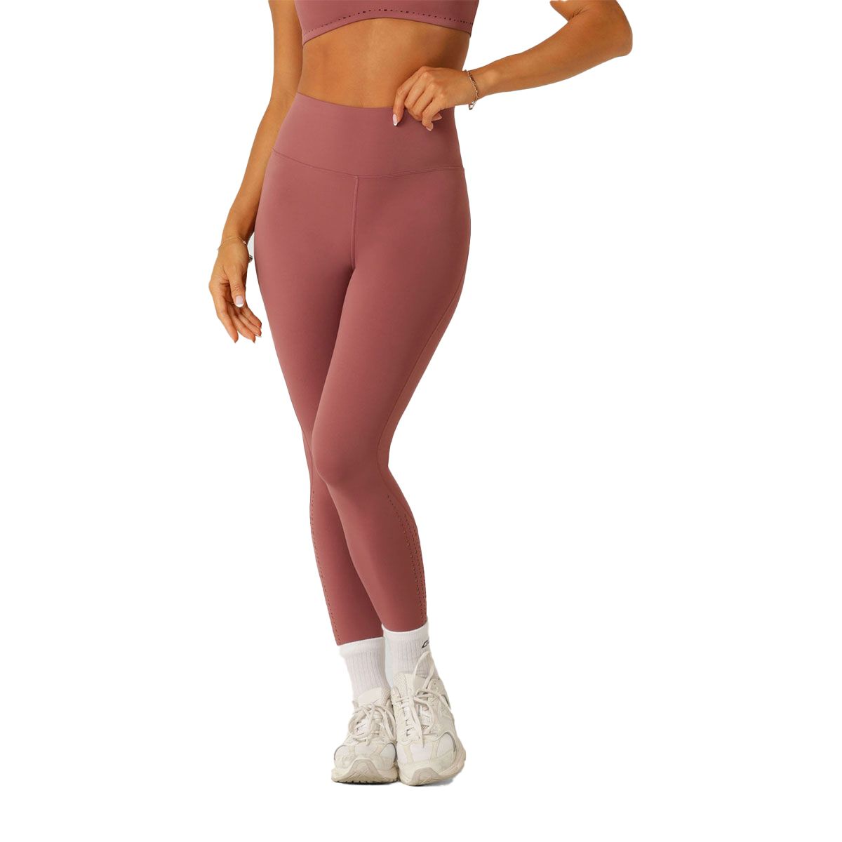 Lorna Jane Womens Reform Soft Laser Cut Ankle Biter Leggings