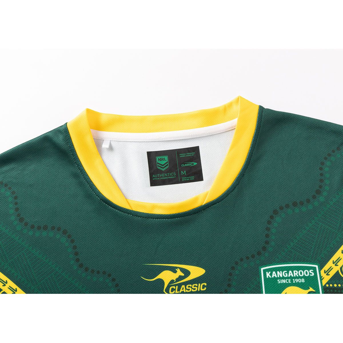Kangaroos Mens 2025 Indigenous Training Jersey