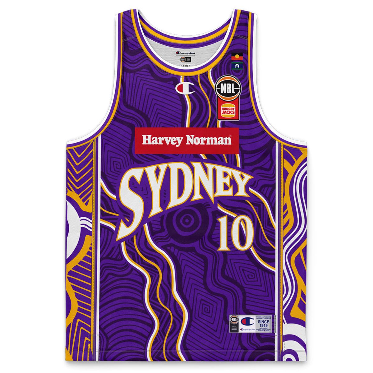 Sydney Kings Kids Xavier Cooks 2024/25 Indigenous Basketball Jersey