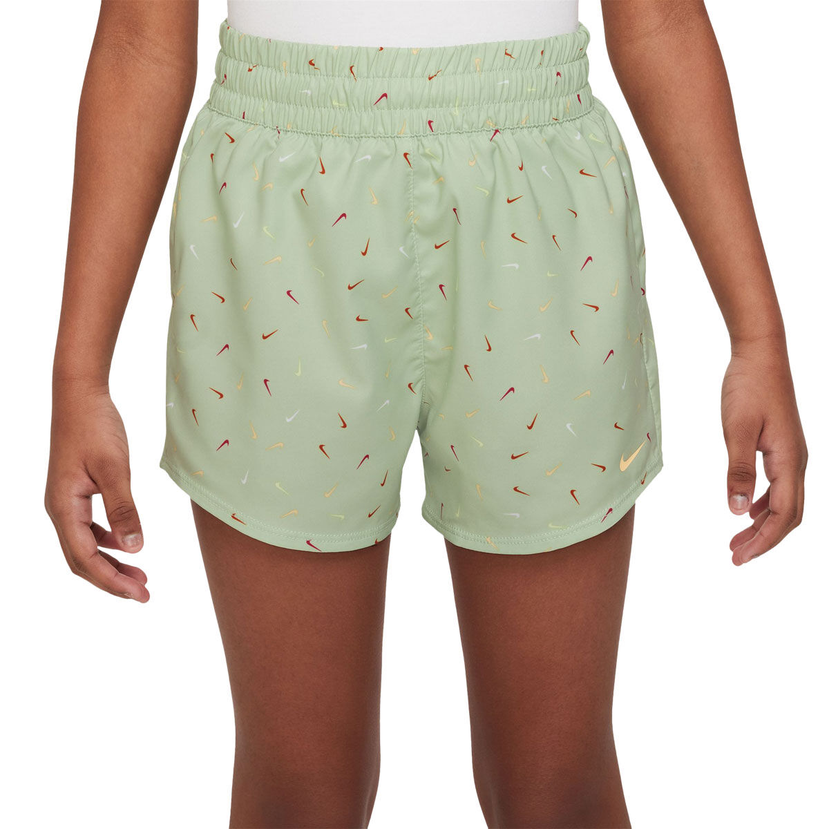 Nike Junior One Dri-FIT Rise Logo Print Training Shorts