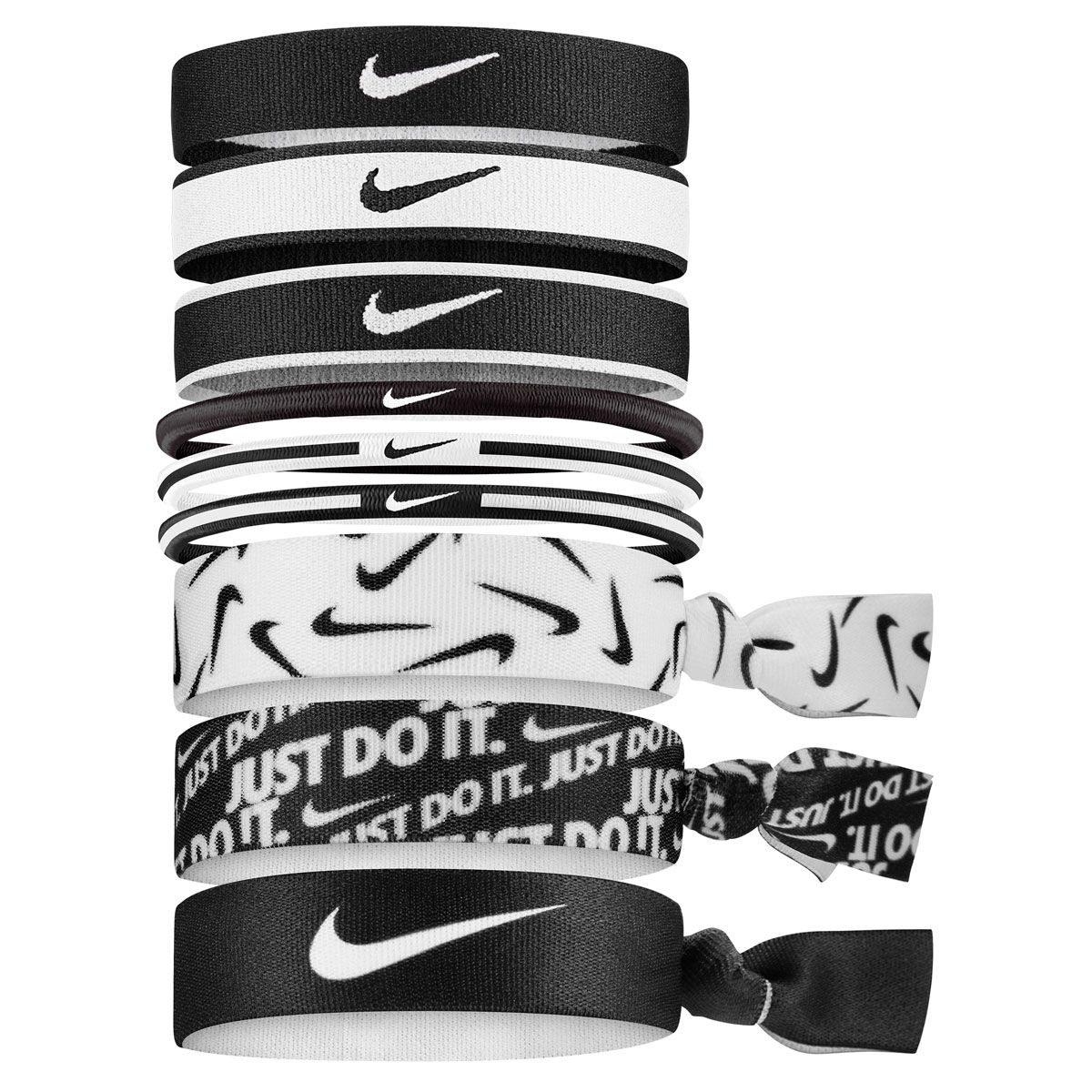 Nike Mixed Hair Ties 9 Pack