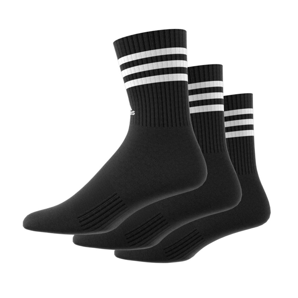 adidas 3-Stripes Cushioned Crew 3 Pack Socks