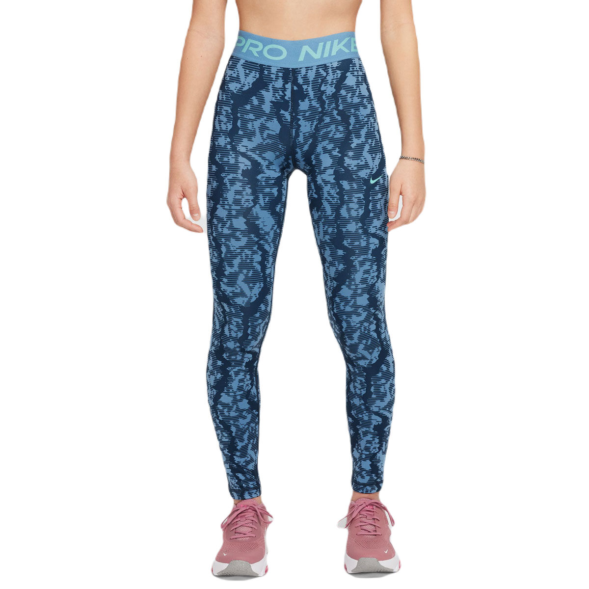 Nike Pro Junior Dri-FIT Printed Full Length Tights