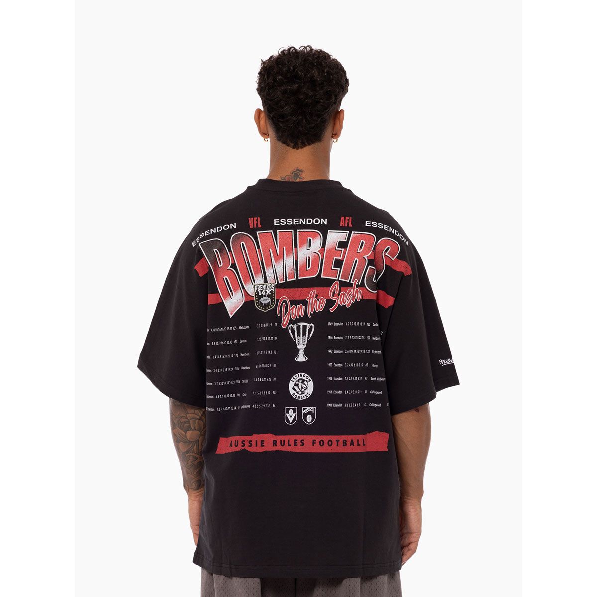 Essendon Bombers Mens 2025 Team Tee