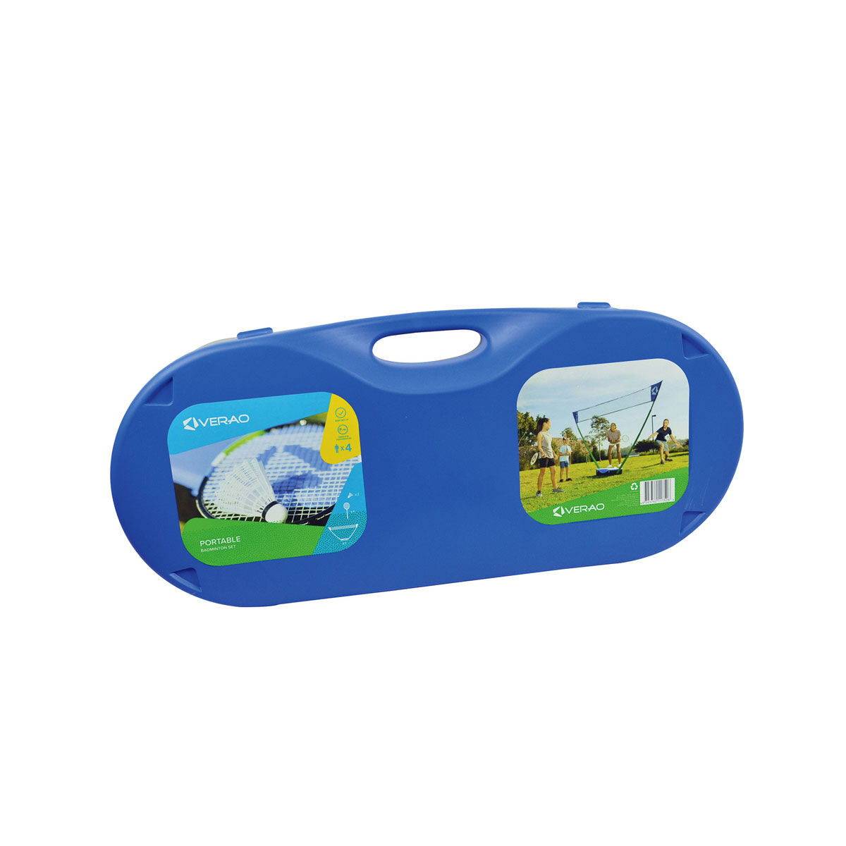 Verao Portable 4 Player Badminton Set