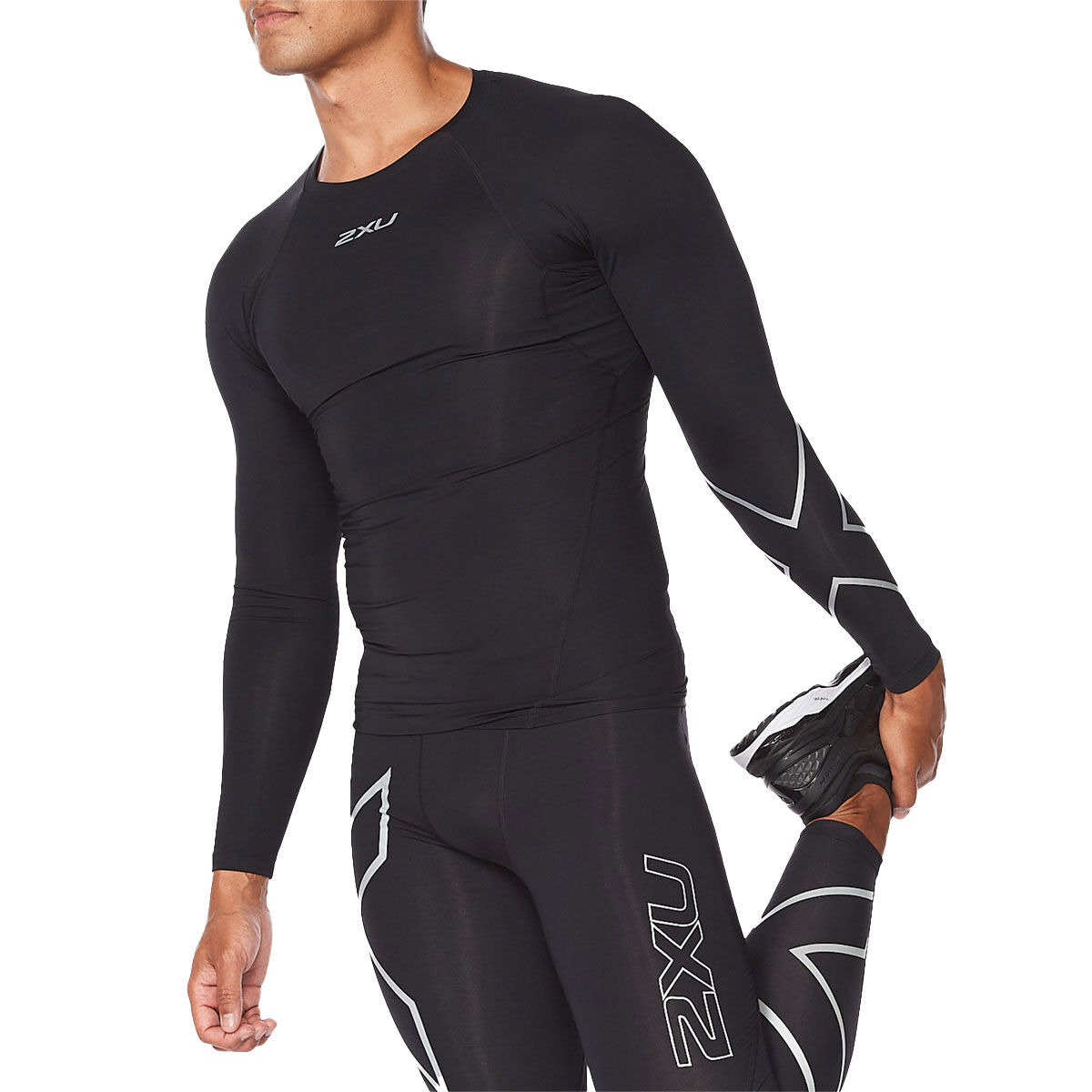 2XU Mens Long Sleeve Compression Top