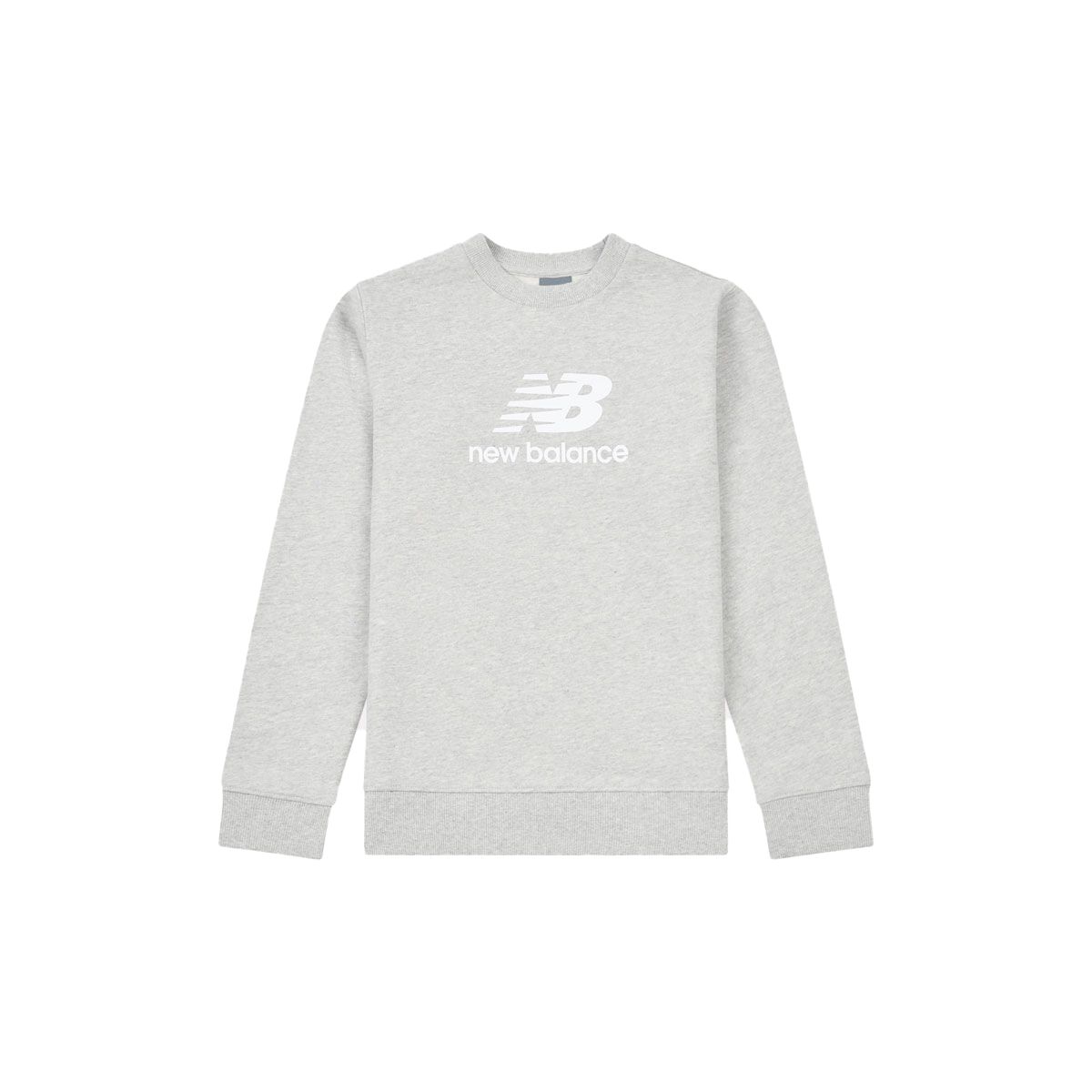New Balance Junior French Terry Stacked Logo Crew Sweatshirt