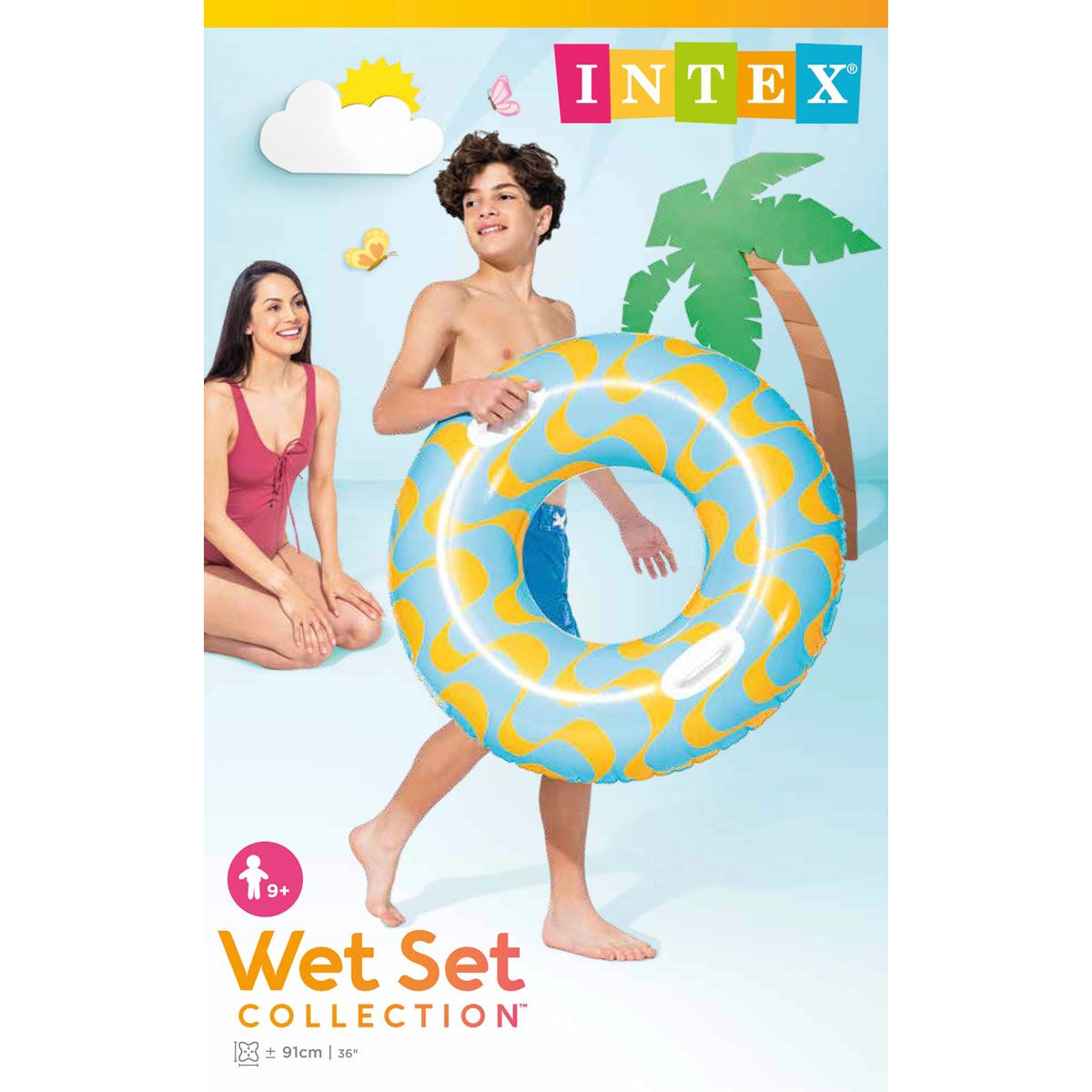 Intex Inflatable Swirly Wirly Tubes