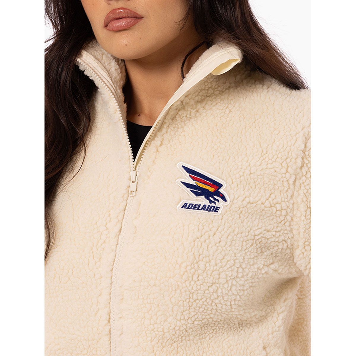 Adelaide Crows Womens Sherpa Fleece Jacket
