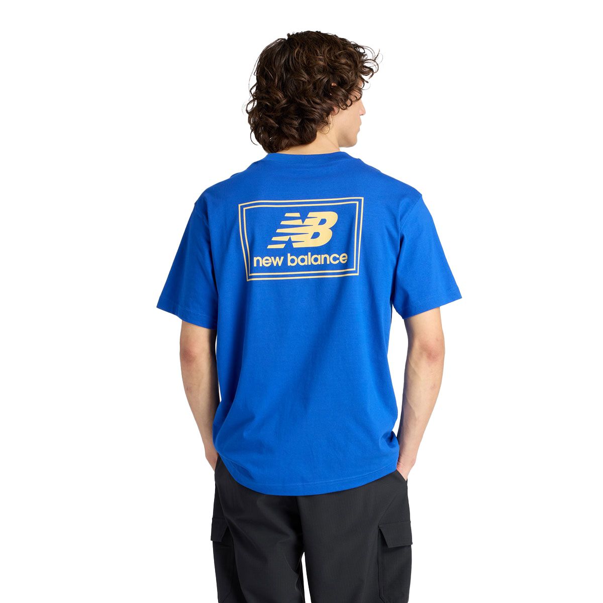 New Balance Mens Woven Label Tee