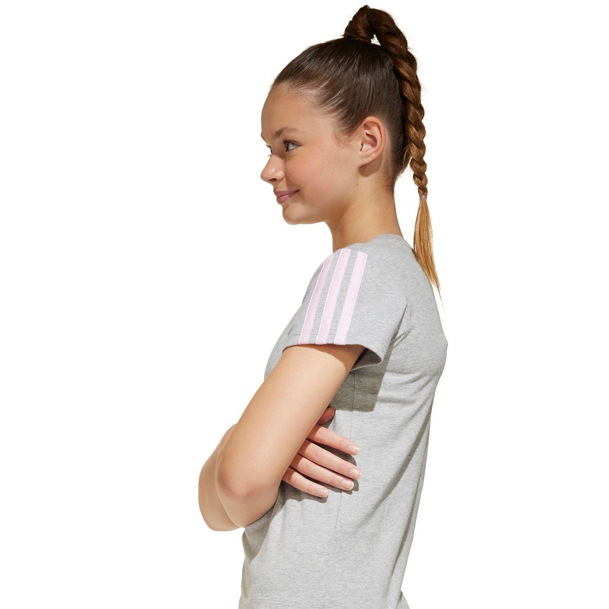 adidas Junior Essentials 3-Stripes Tee