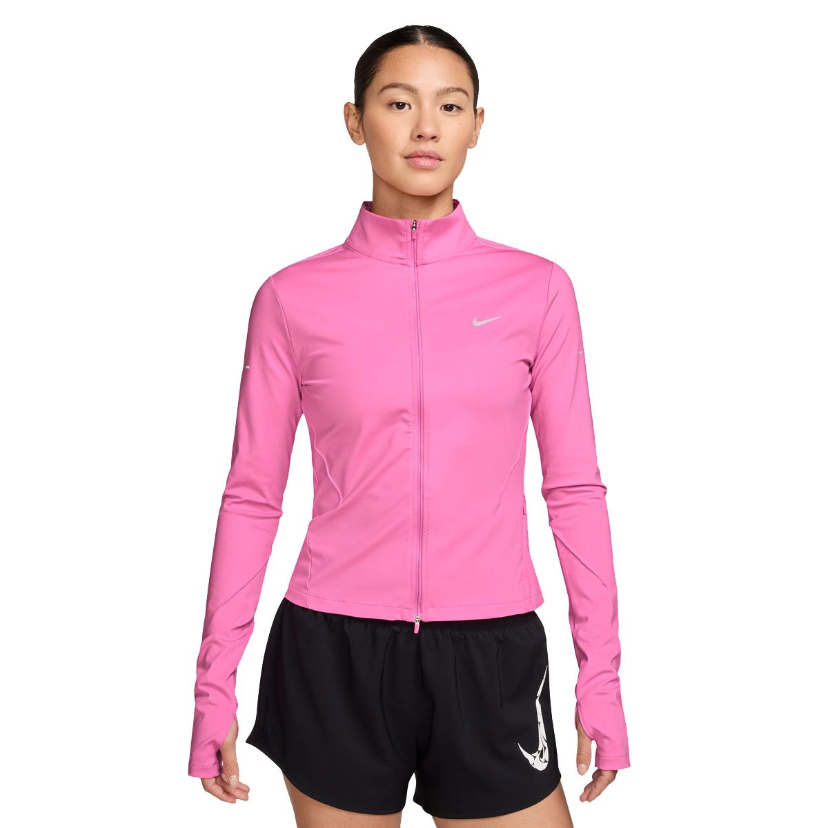 Nike Womens Swift Dri-FIT Full Zip Running Midlayer Top