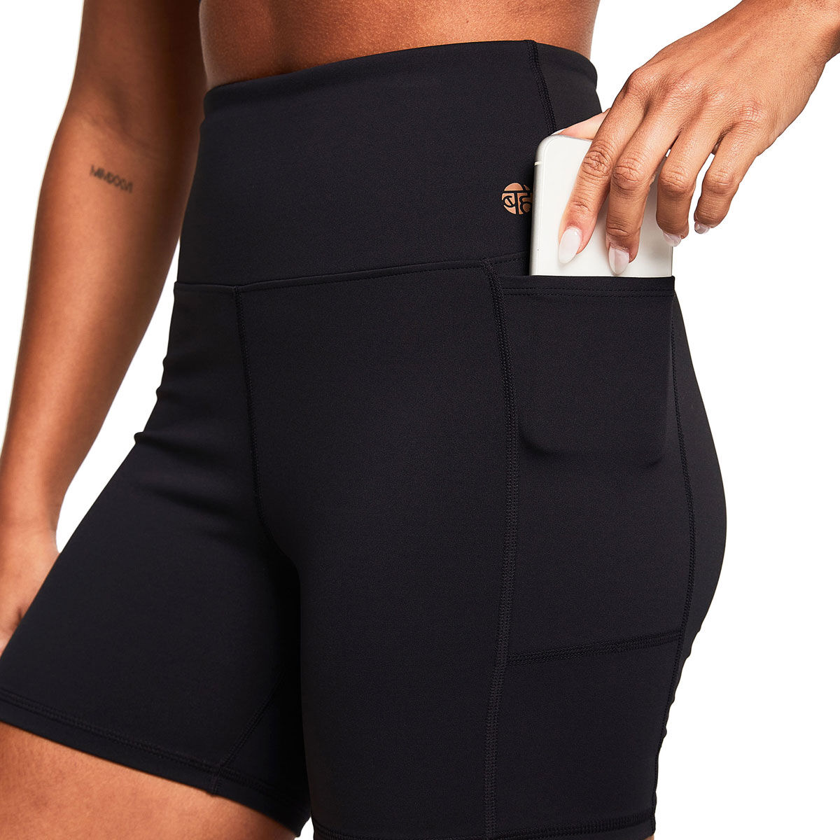 Bahe Womens Dinamica High Rise Shorts