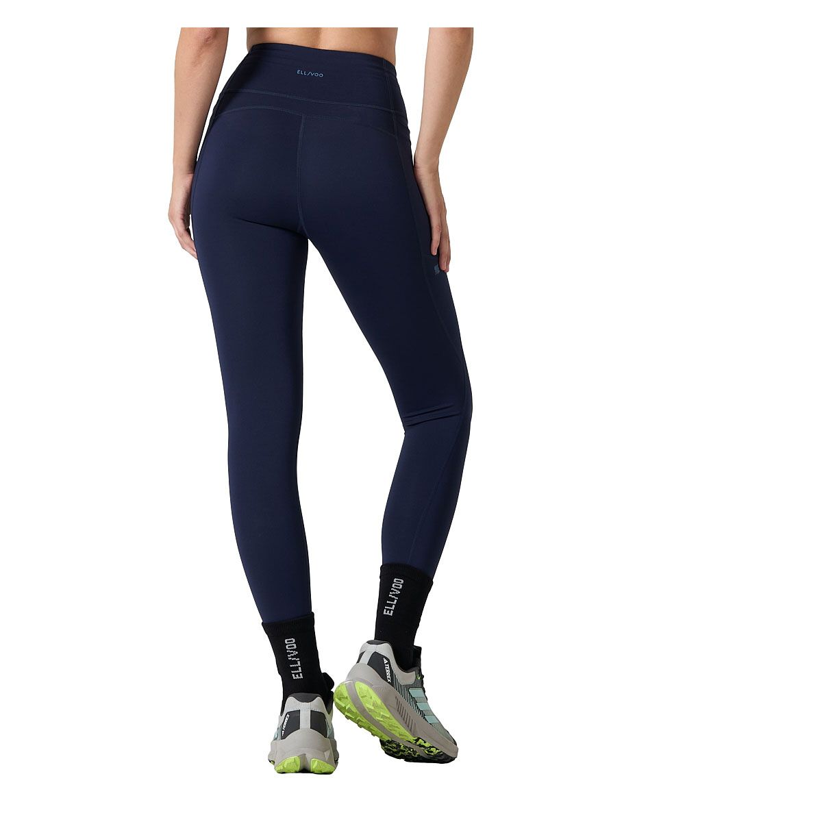 Ell/Voo Womens Kara High Rise 7/8 Pocket Tights