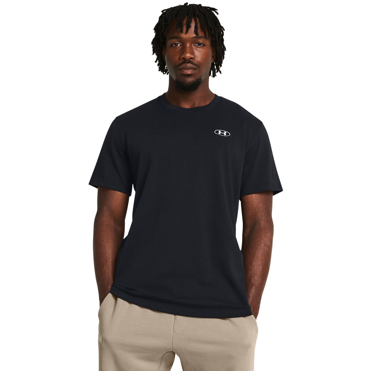 Under Armour Mens Heavyweight Left Chest Patch Tee