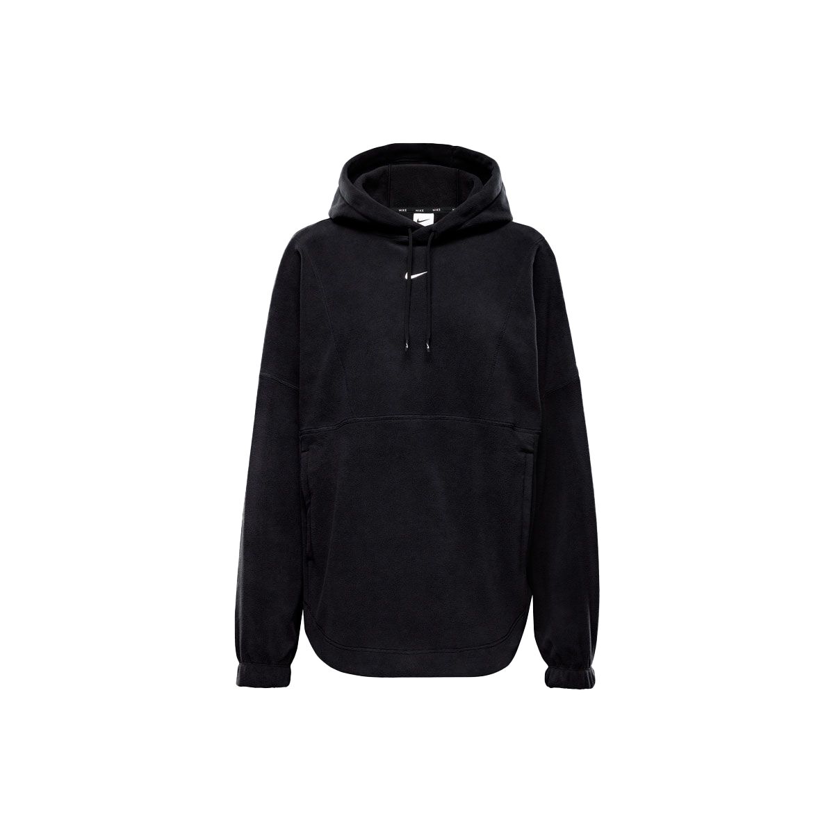 Nike Womens One Therma-FIT Fleece Oversized Pullover Hoodie