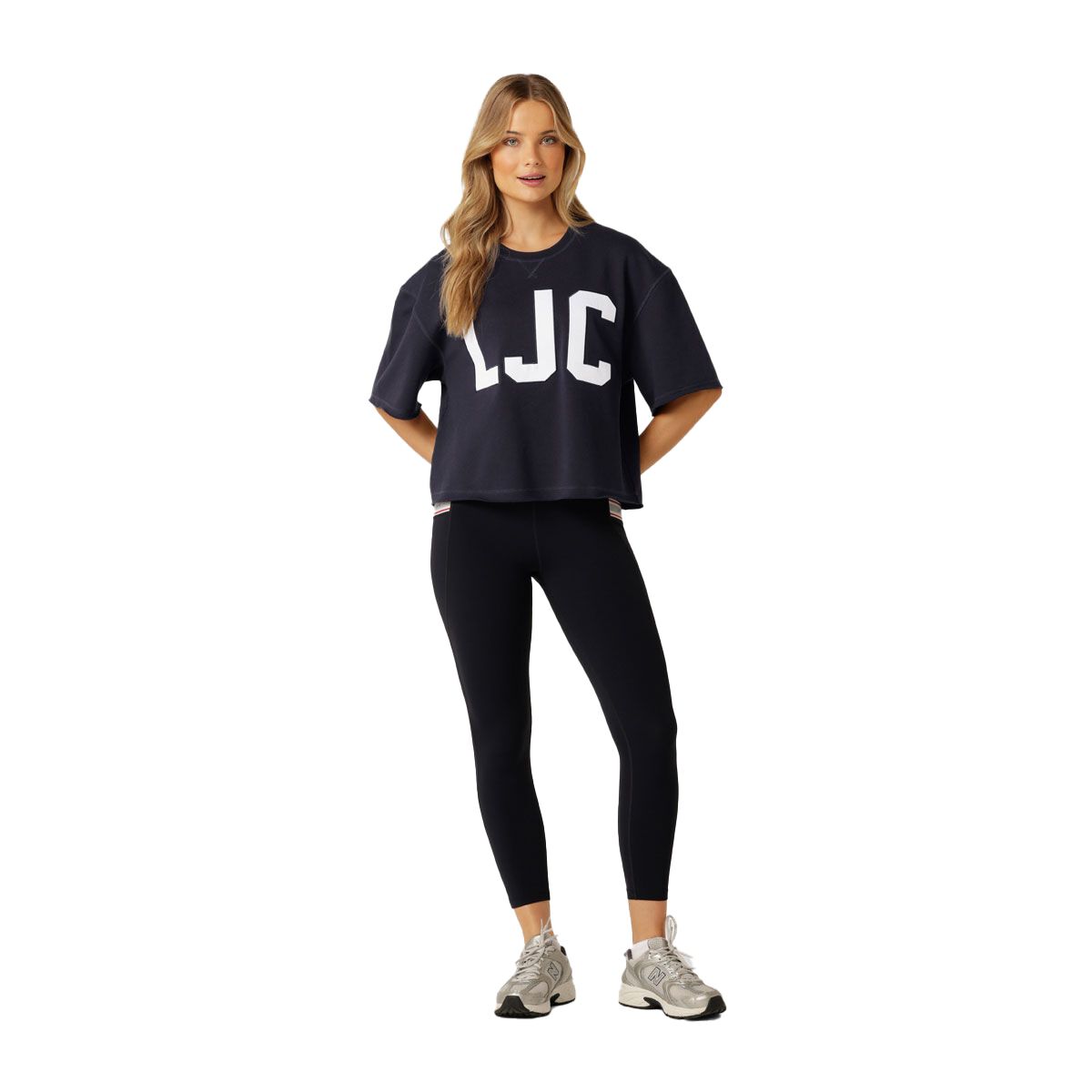Lorna Jane Womens Arcade Cropped Boyfriend Tee