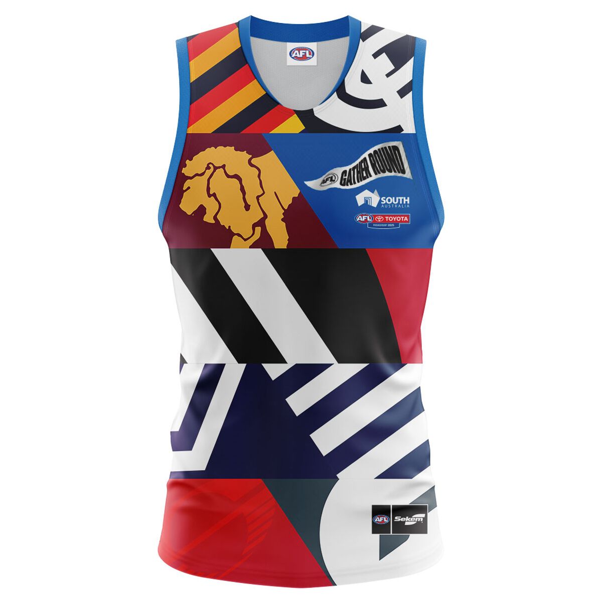 AFL Kids 2025 Gather Round Guernsey Multi 4