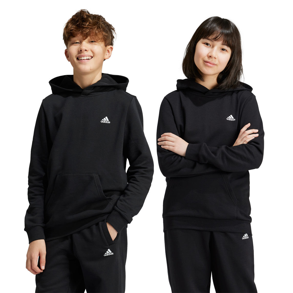 adidas Junior Feel Cozy Fleece Pullover Hoodie