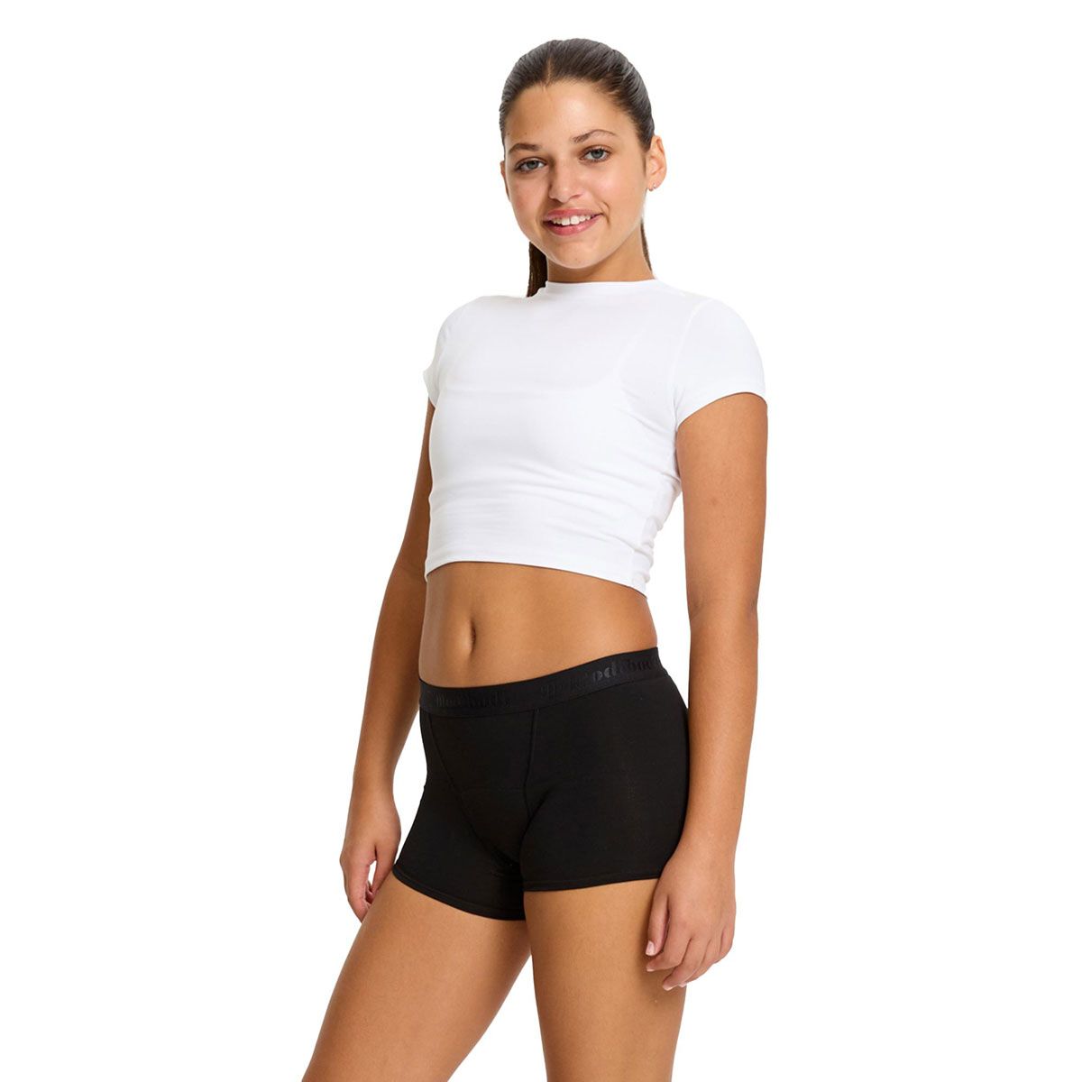 ModiBodi Teen Girls Moderate-Heavy Period Hipster Boyshorts