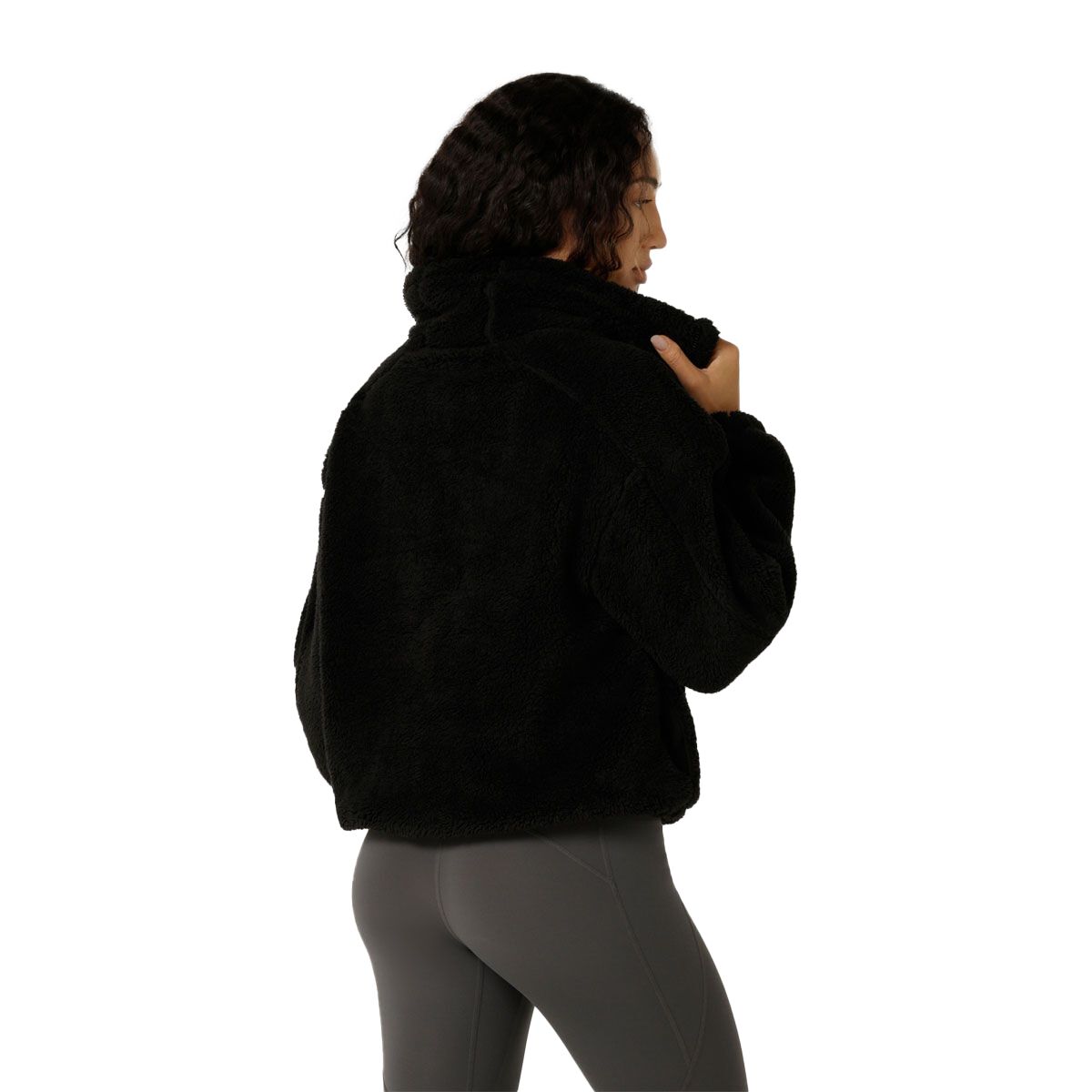 Lorna Jane Womens Everyday Teddy Quarter Zip Pullover