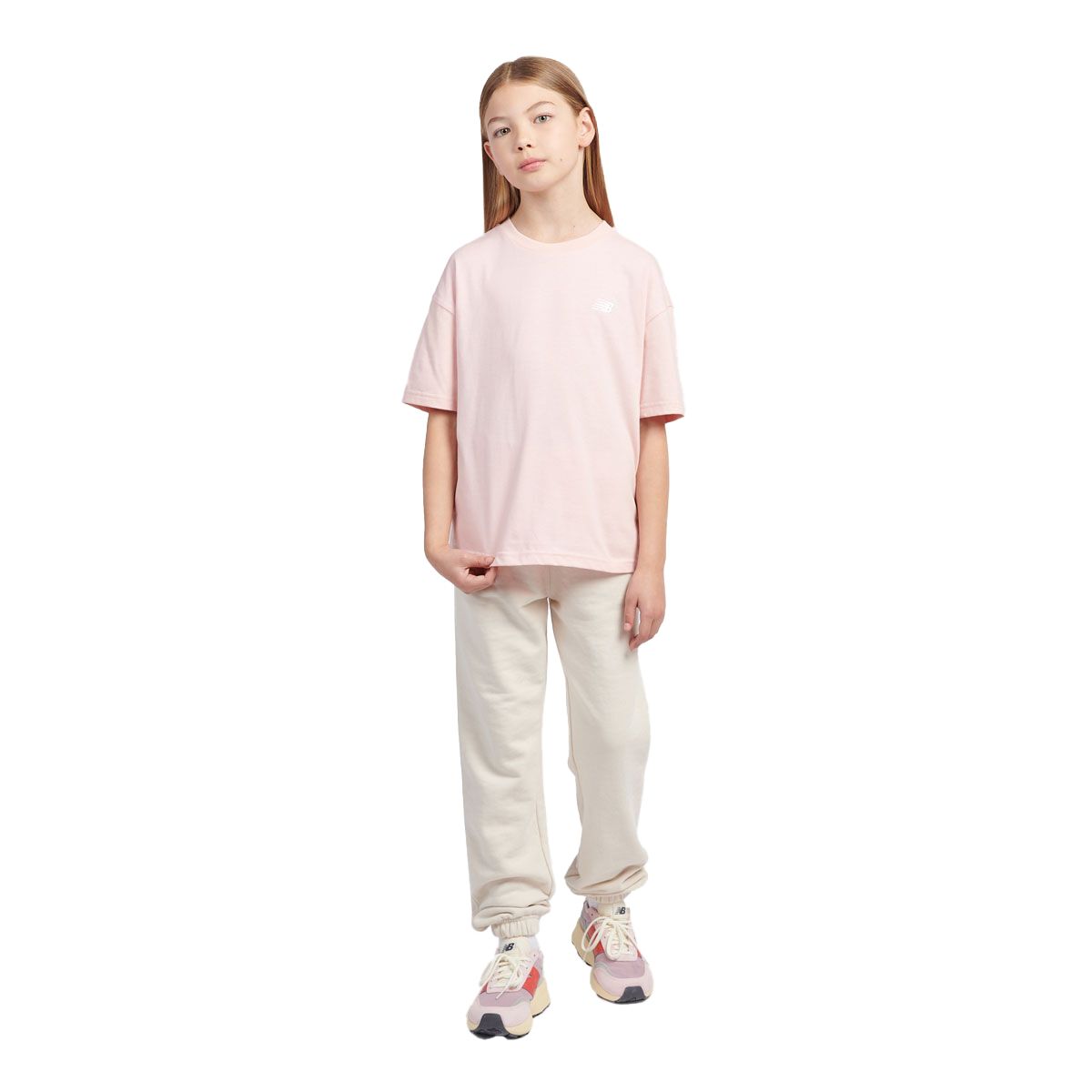 New Balance Junior Jersey Small Logo Tee