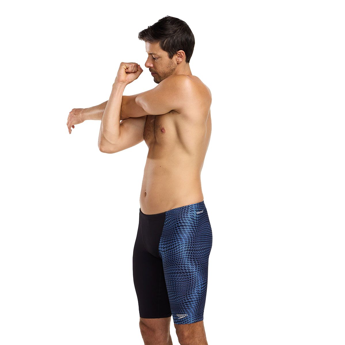 Speedo Mens Tech Panel Digital Print V-Cut Jammer