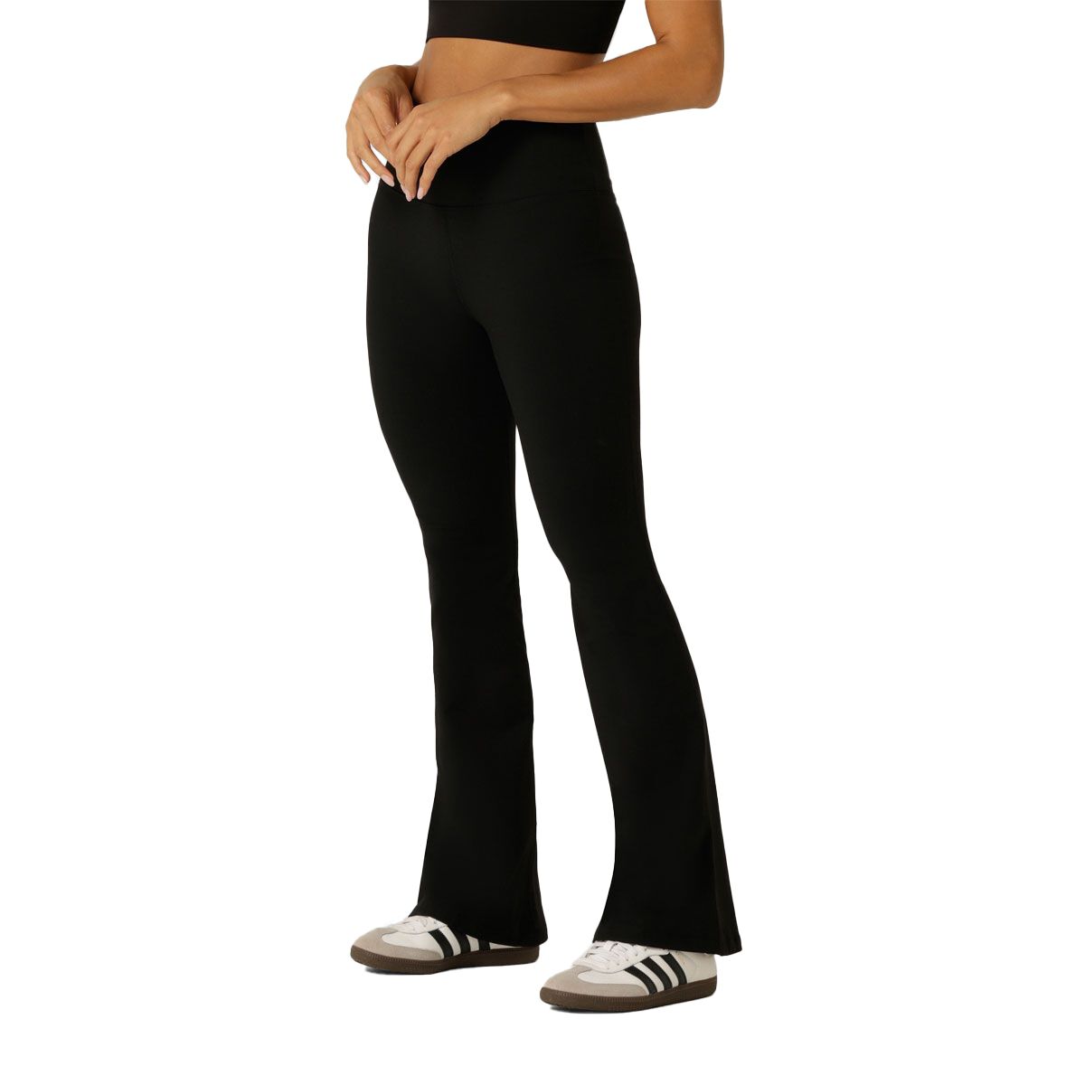 Lorna Jane Womens Lotus Thermal Flared Leggings