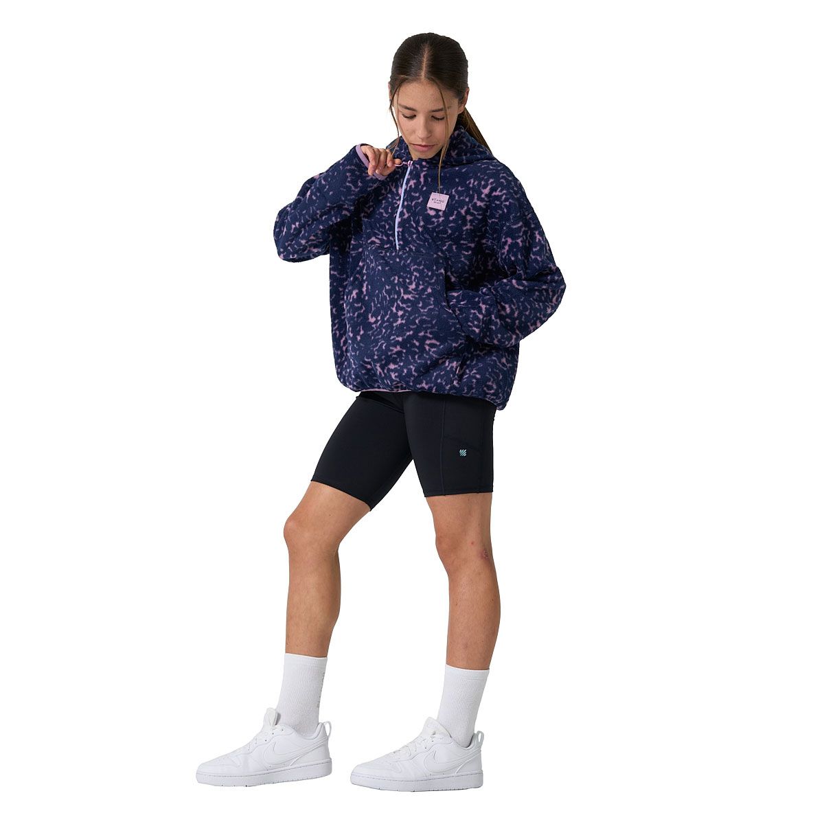 Ell/Voo Junior Bria Quarter Zip Pullover Hoodie