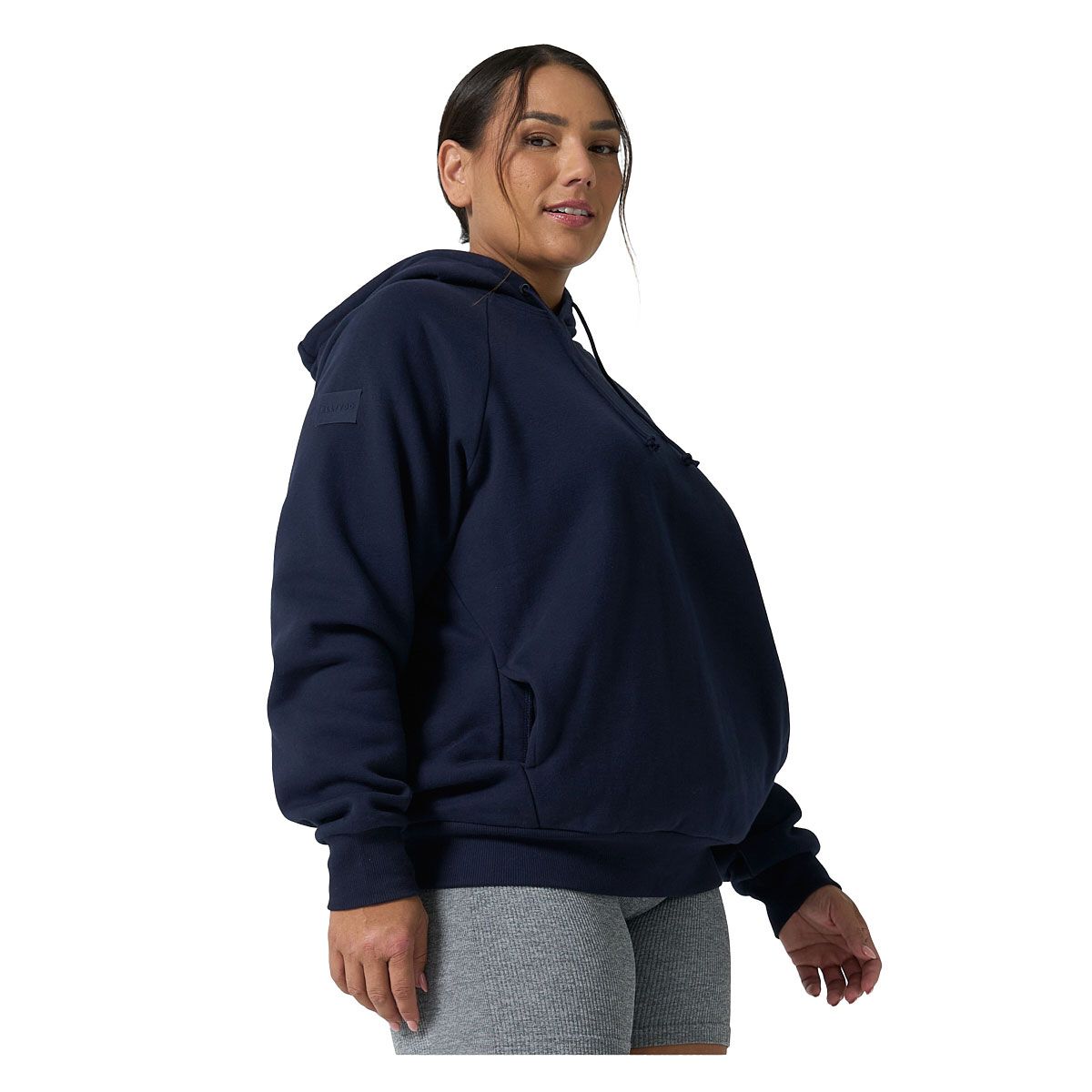 Ell/Voo Womens Mae Fleece Pullover Hoodie