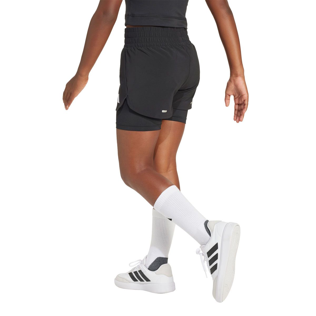 adidas Junior All Sports Pacer 2 in 1 Running Shorts