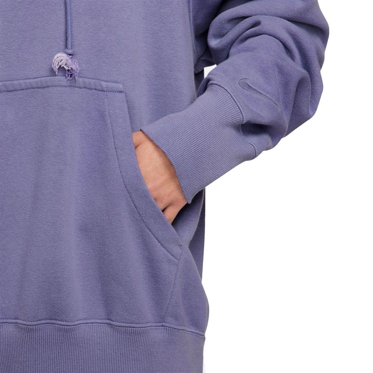 Nike Womens Phoenix Fleece French Terry Oversized Washed Pullover Hoodie