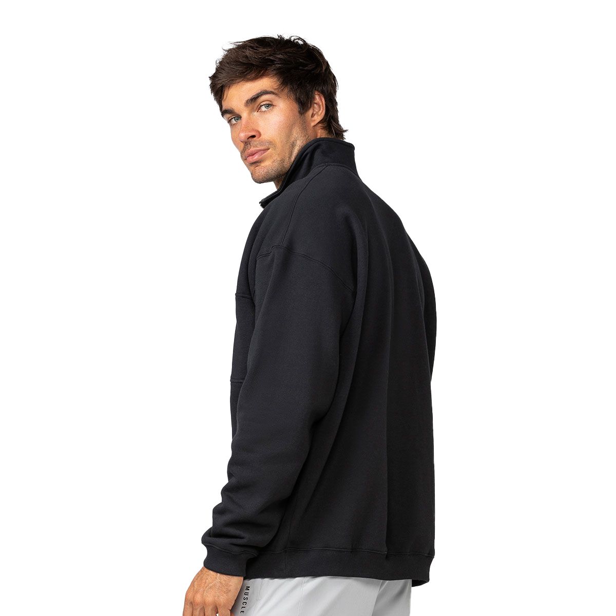 Muscle Nation Mens Prep Quarter Zip Pullover