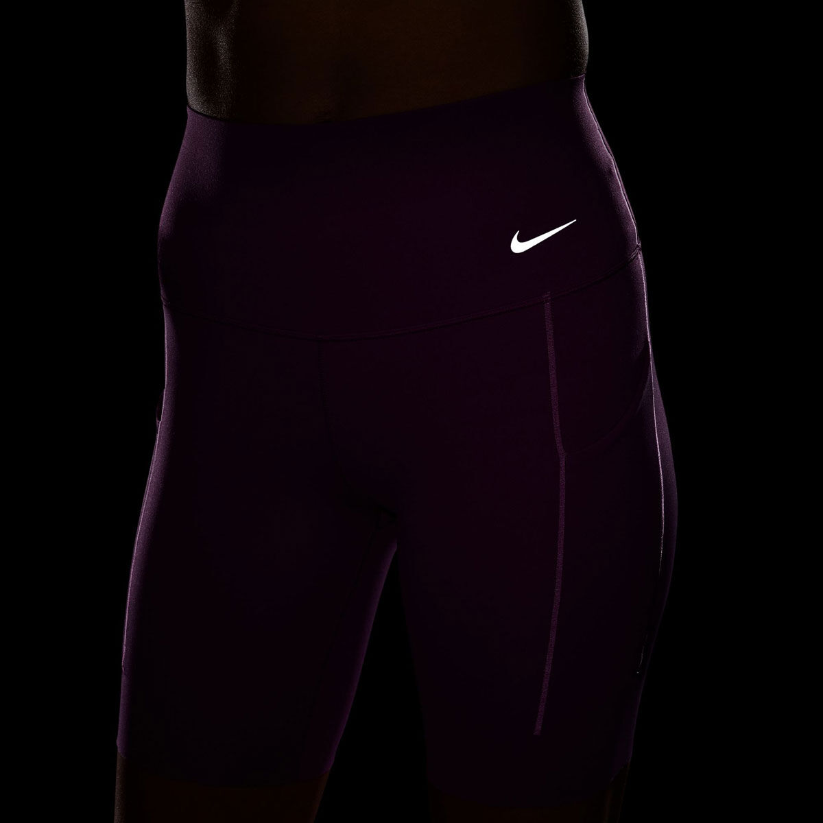 Nike Womens Universa Dri-FIT High Rise 8 Inch Pocket Tights