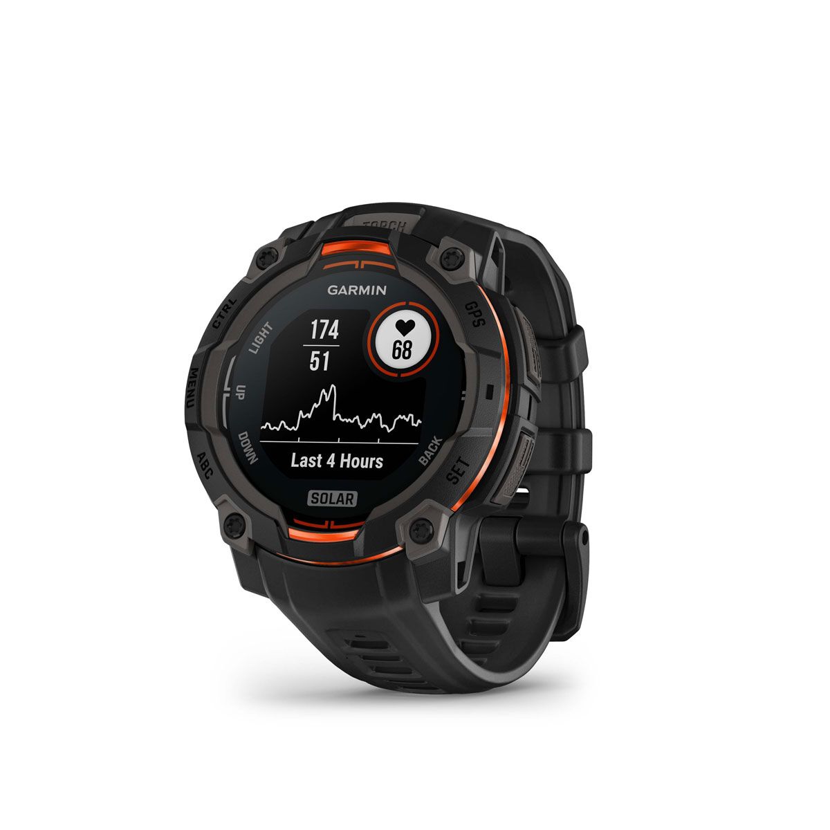 Garmin Instinct 3 45mm Solar Watch - Black