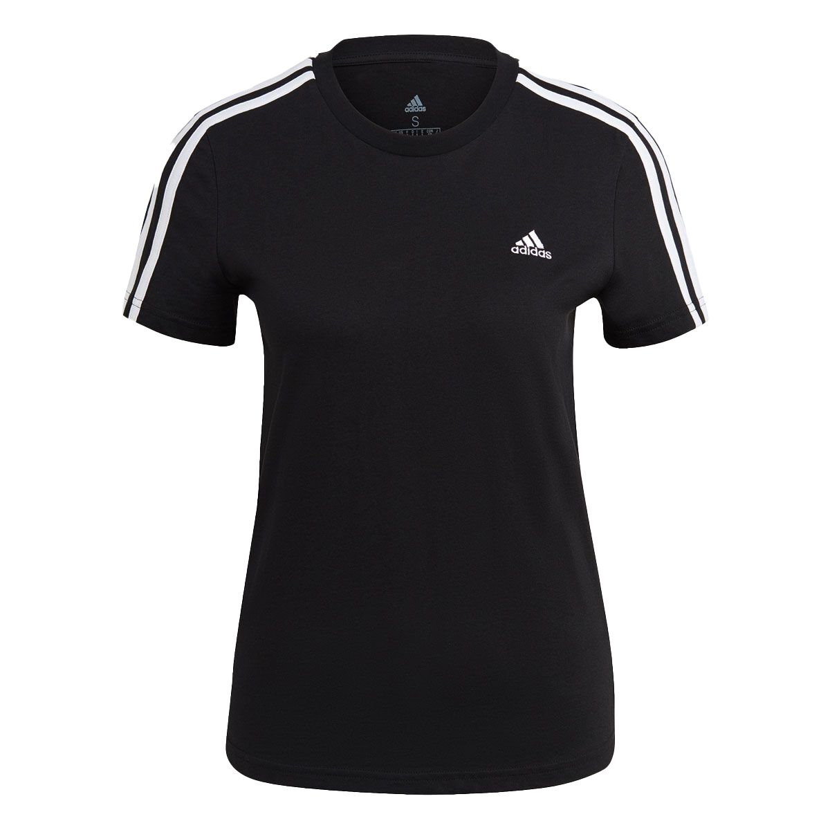 adidas Womens Essentials 3-Stripes Tee