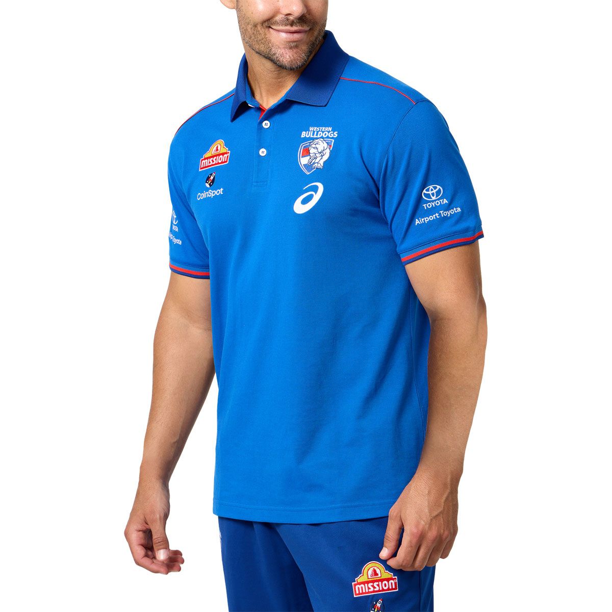 Western Bulldogs Mens 2025 Media Polo
