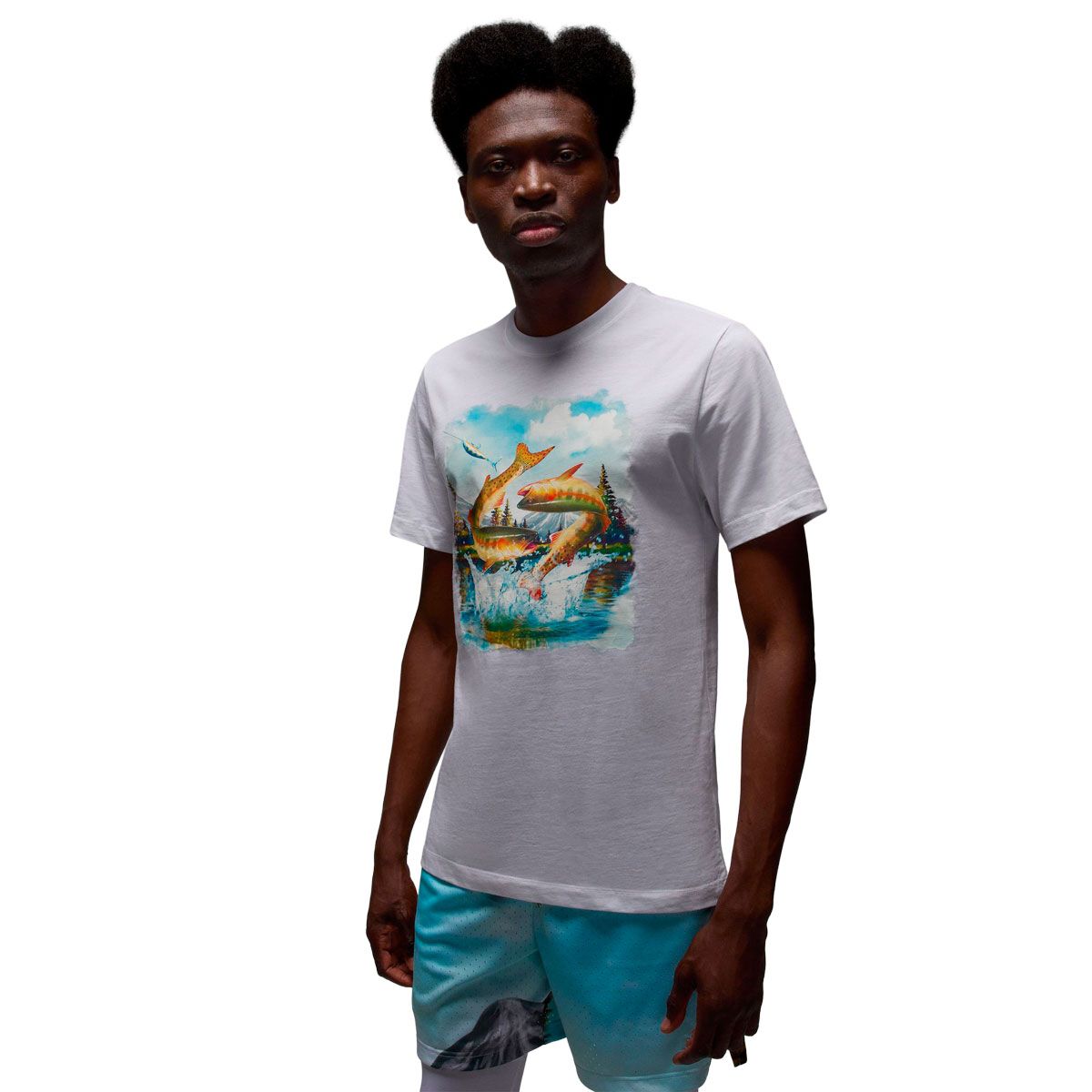 Jordan Mens Luka Gone Fishing Tee