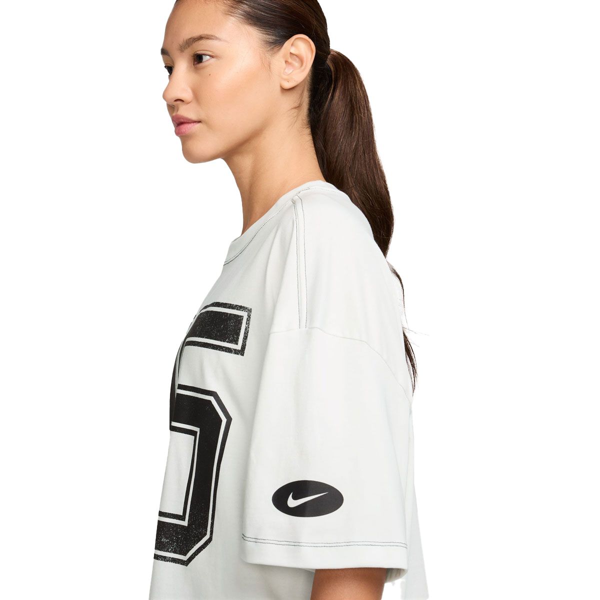 Nike Womens Sportswear Street Short Sleeve Oversized Tee