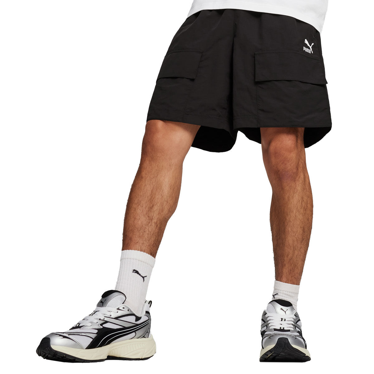 PUMA Mens Classics 7 Inch Cargo Shorts
