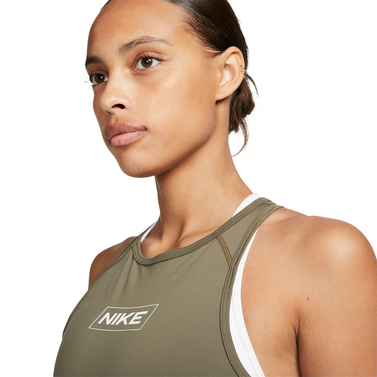 Nike Pro Womens Dri-FIT Graphic Crop Training Tank