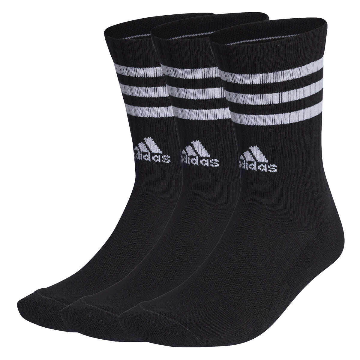 adidas 3-Stripes Cushioned Crew 3 Pack Socks
